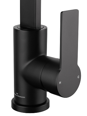 Смеситель для кухни WONZON & WOGHAND, Черный матовый WW-AE4550-MB