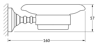 Мыльница 3SC Stilmar STI 004 хром