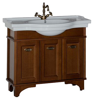 Тумба с раковиной Aquanet Николь 100