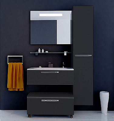 Тумба De Aqua Квадро 90 подкатная