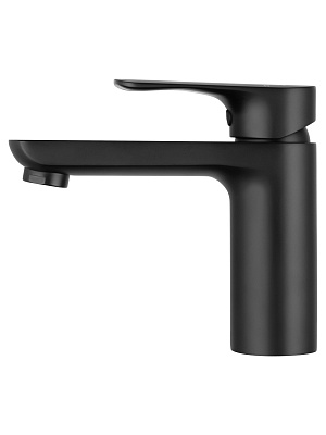 Смеситель для раковины WONZON & WOGHAND Line, Черный матовый WW-A40732-MB