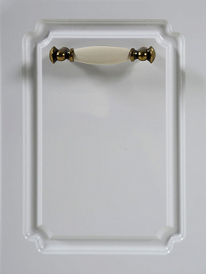 Тумба с раковиной ASB-Mebel Астра нсв декор 85 белая