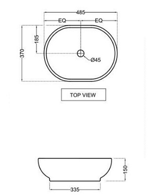 Раковина Jaquar Solo SLS-WHT-6901