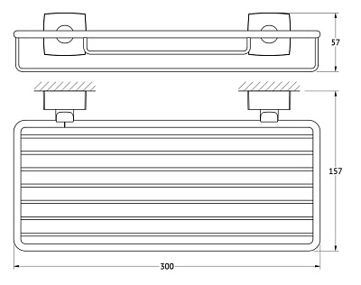 Полка FBS Esperado ESP 049 30 см