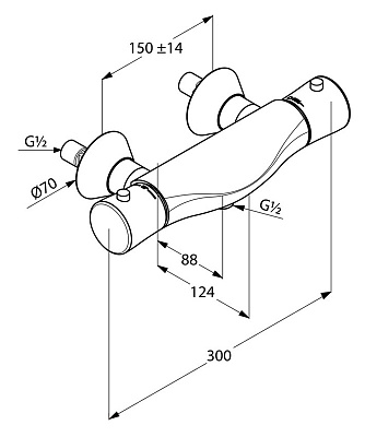 Термостат Kludi Ambienta 534000538 для душа