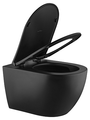 Сиденье для унитаза WONZON & WOGHAND, Черный матовый WW-S2210-MB