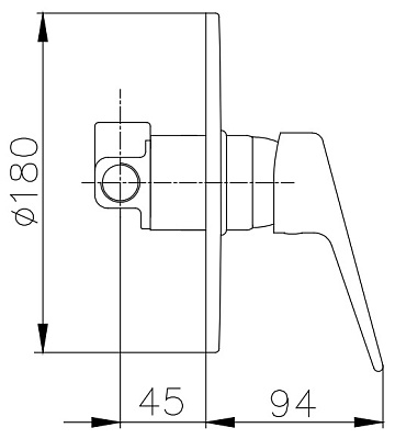 Смеситель E.C.A. Mix lx 102102218 для душа