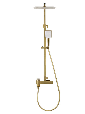Душевая система WONZON & WOGHAND EDGE, Брашированное золото WW-88739003-BG