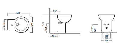 Биде напольное Hatria You&Me