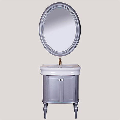 Зеркало Tiffany World Palermo grigio perlato