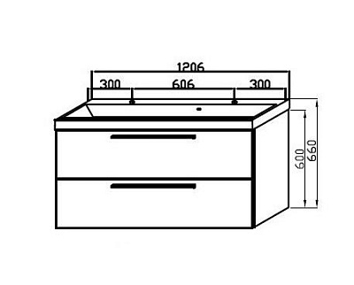 Тумба Kolpa San Тумба Jolie OJ120 CHA/CHA