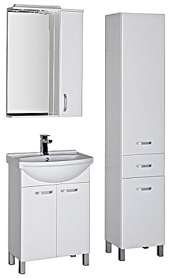 Шкаф-пенал Aquanet Глория 40 белый