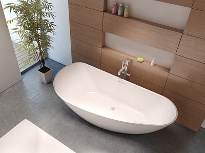 Ванна из литого мрамора Riho Granada 170x80 R