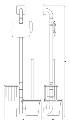 Стойка Ellux Avantgarde AVA 075