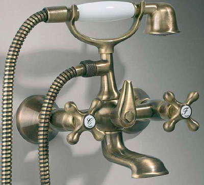 Смеситель Tres Clasictres ceramic 5.32.176.01 для ванны с душем