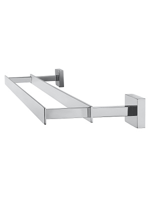 Полотенцедержатель двойной WONZON & WOGHAND FLAT, Хром WW-9711-60CM