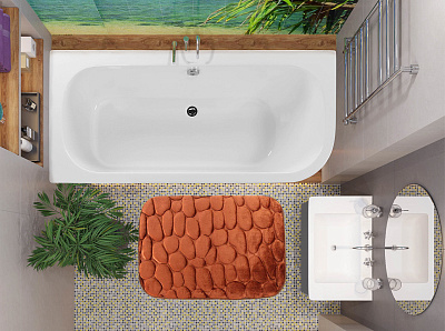 Акриловая ванна VAGNERPLAST DIANA 170 (L)