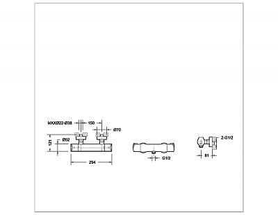 Смеситель для душа Bravat Nizza