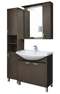 Зеркало-шкаф Aquanet Донна 80 венге