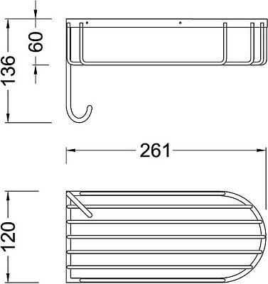 Полка Timo Nelson 160080/02 антик