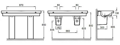 Раковина Jacob Delafon Odeon Up E4730