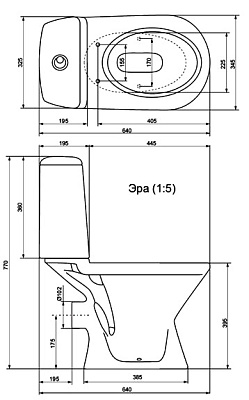 Унитаз-компакт Jika Era 2453.2
