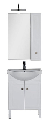 Тумба с раковиной Aquanet Стайл 65 с дверками