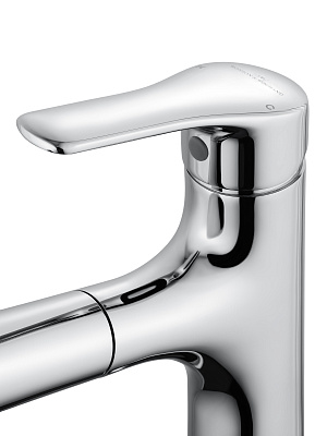 Смеситель для раковины с выдвижным изливом WONZON & WOGHAND, Хром WW-AE4151-CR