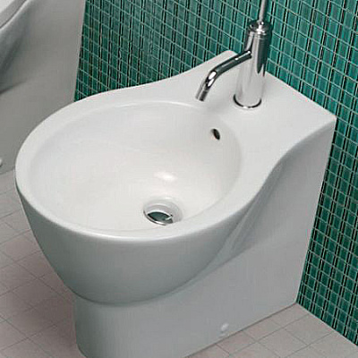 Биде напольное Hatria Nido пристенное