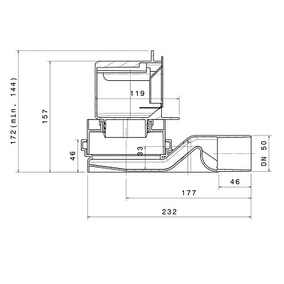 Confluo Premium Wall Drain Пристенный трап PESTAN