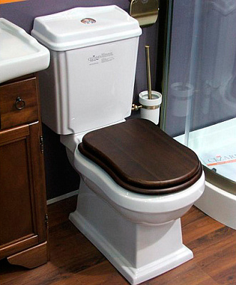 Крышка-сиденье Cezares Laredo CZR-T-165W-S-BR с микролифтом