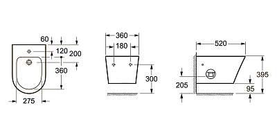 Подвесное биде Lavinia Boho Biore 33040060
