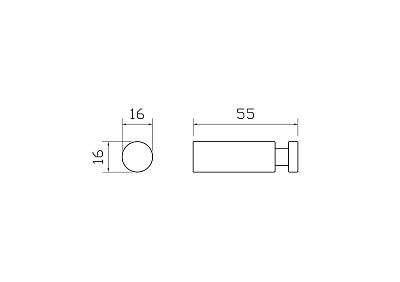 Крючок для ванной WONZON & WOGHAND EASY, Брашированное золото WW-8105-2-BG
