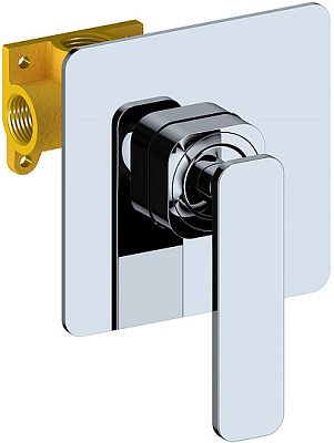 Смеситель встроенный с гигиеническим душем Timo Torne 4389/00SM хром