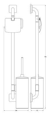 Стойка Ellux Avantgarde AVA 077