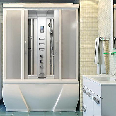 Душевой бокс Triton Омега (стекло с мат. вставками)