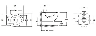Биде подвесное Am.Pm Tender