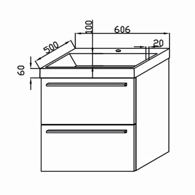Тумба Kolpa San Тумба Jolie OJ60 WH/WH