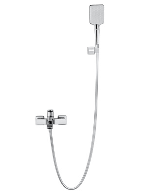 Смеситель для ванны с душем WONZON & WOGHAND FLEX, Хром WW-88037072-CR
