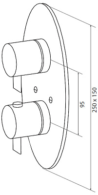 Термостат Am.Pm Awe F1590000 для душа