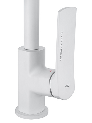 Смеситель для кухни WONZON & WOGHAND, Белый матовый WW-L1006-MW