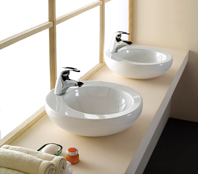 Раковина BelBagno Aria 50 BB1053LW накладная