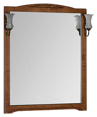 Зеркало Aquanet Луис 90 NEW темный орех