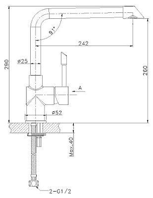 Смеситель Lemark Expert LM5074S для кухонной мойки