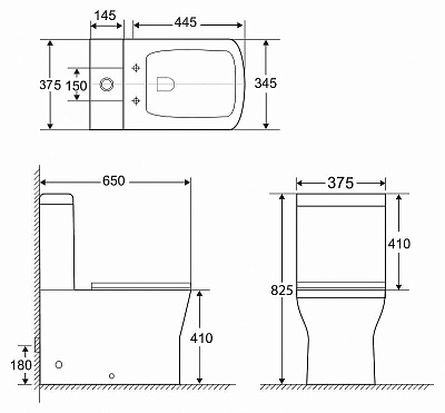 Бачок для унитаза BelBagno Romano BB248T