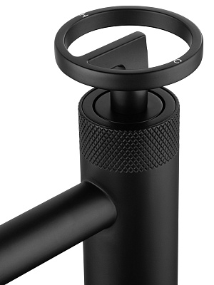 Смеситель для раковины WONZON & WOGHAND, Черный матовый WW-H1065-MB