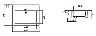 Раковина Disegno Ceramica Light Maxi 823