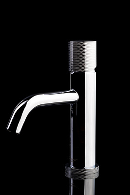 Смеситель Boheme STICK для умыв. выс. CHROME DIAMOND CHROME (комплект) 122-CRCR