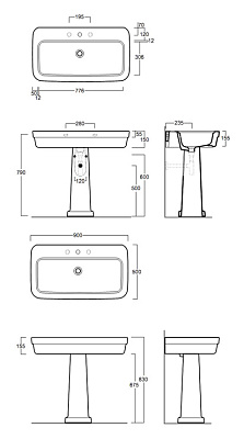 Раковина Simas Evolution EVO 12  90 см
