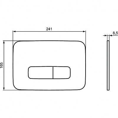 Клавиша смыва Ideal Standard Oleas M3 R0123A6